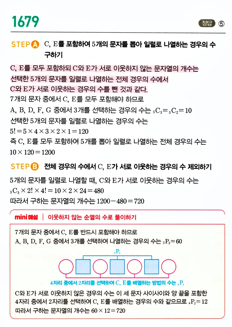 마플시너지 공통수학1 답지 해설