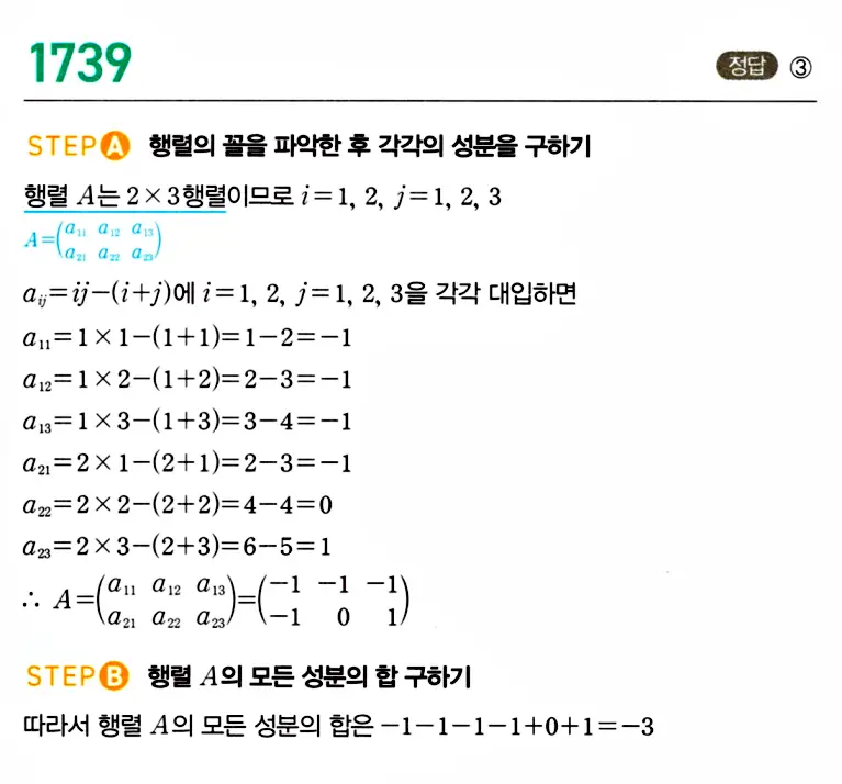 마플시너지 공통수학1 답지 해설