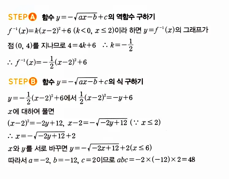 마플시너지 공통수학2 답지 1818번