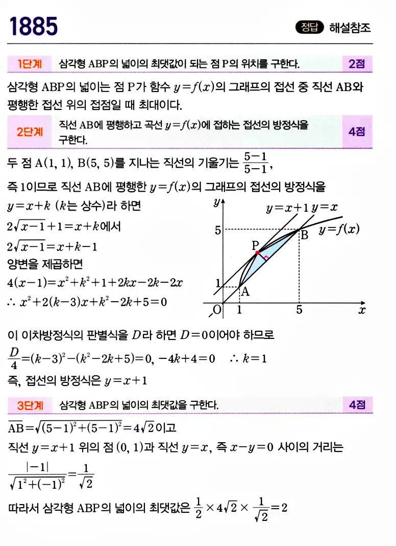 마플시너지 공통수학2 답지 추가해설2