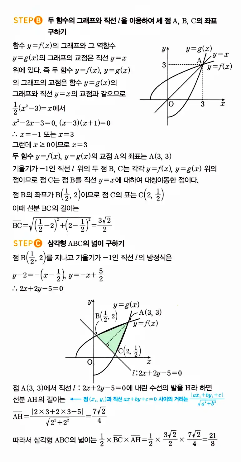마플시너지 공통수학2 답지 추가해설9