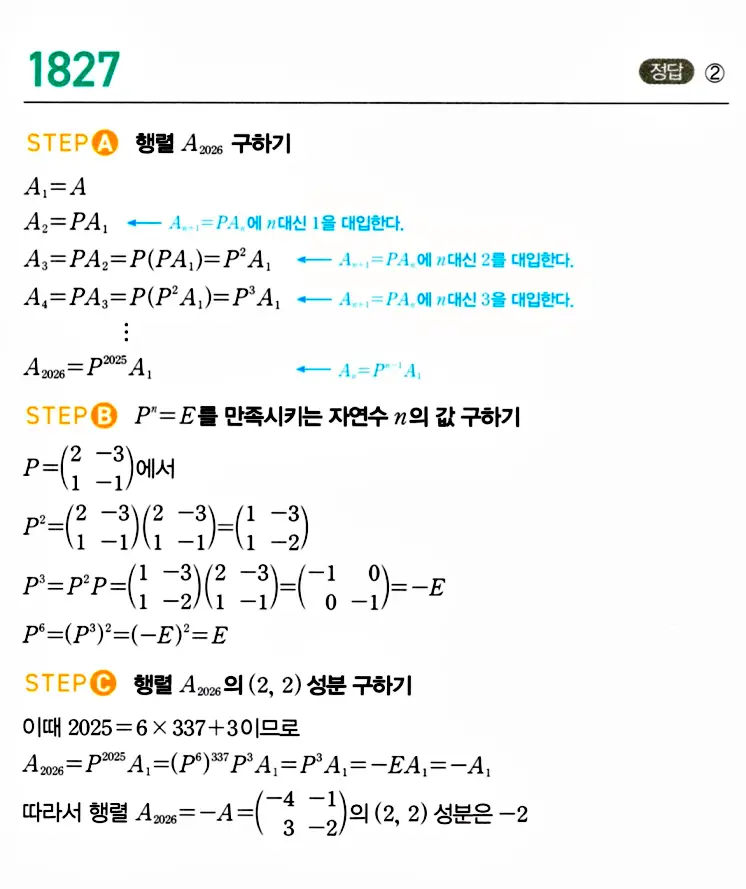 마플시너지 공통수학1 답지 해설