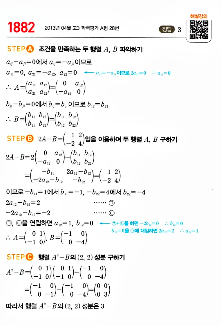 마플시너지 공통수학1 답지 해설