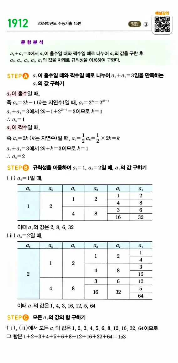 마플시너지 대수 답지 1901-1950번 13