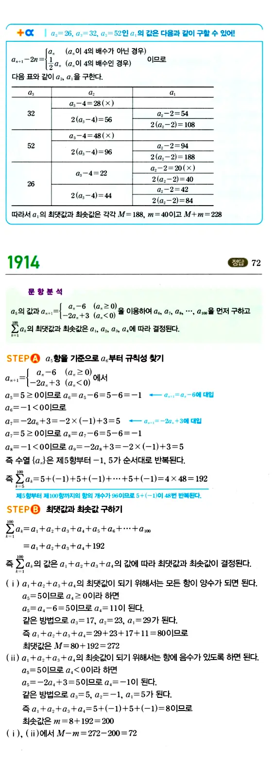 마플시너지 대수 답지 1901-1950번 16