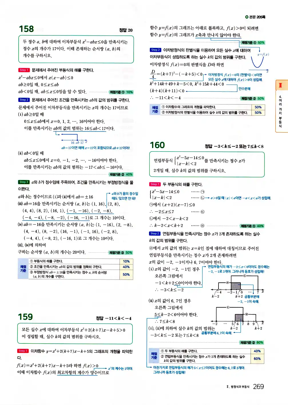 2026 마더텅 전국연합 학력평가 기출문제집 고1 공통수학1 답지 271페이지