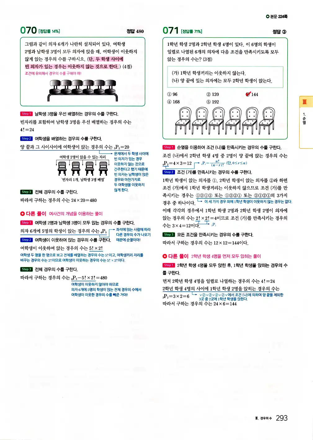 2026 마더텅 전국연합 학력평가 기출문제집 고1 공통수학1 답지 295페이지