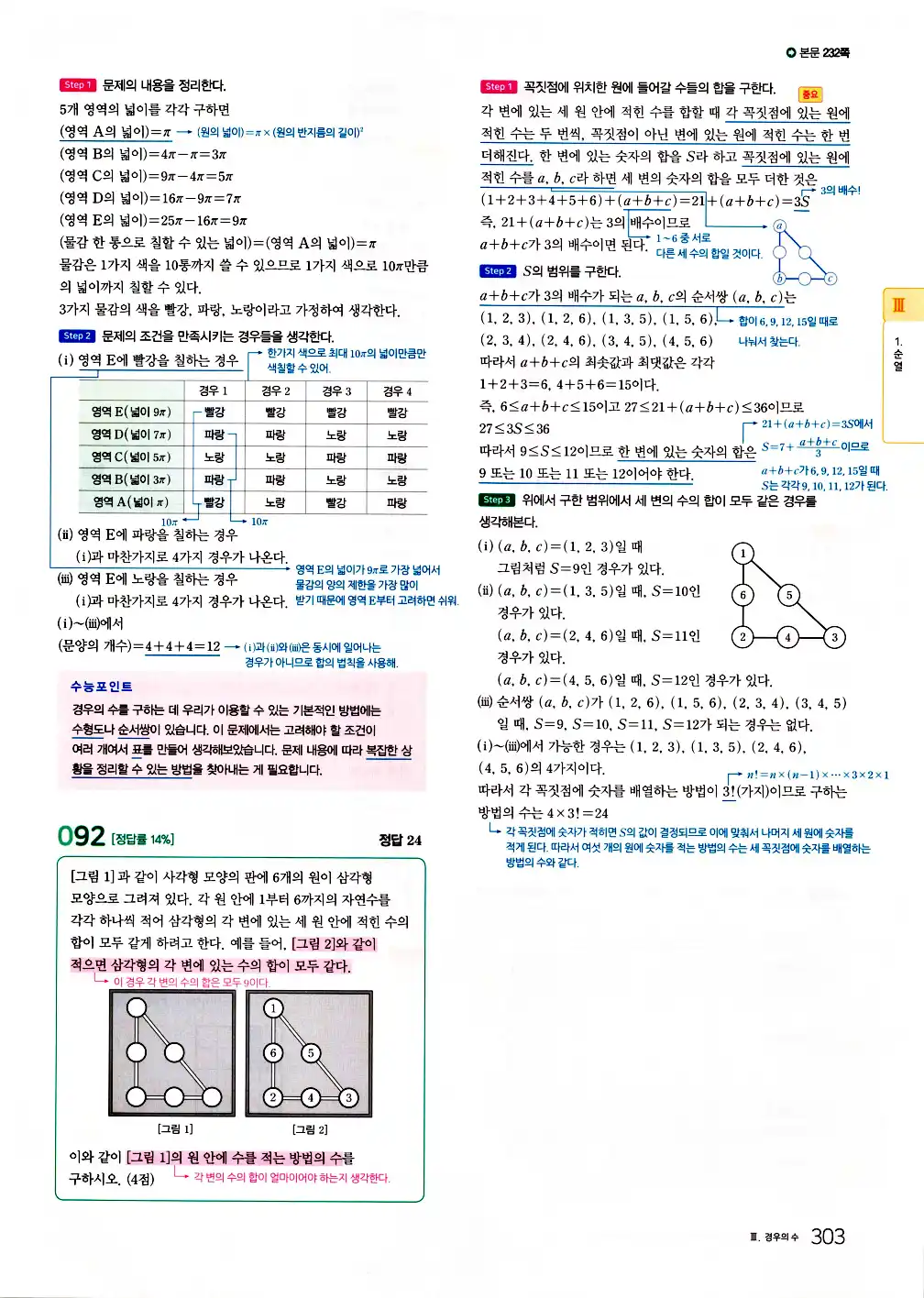 2026 마더텅 전국연합 학력평가 기출문제집 고1 공통수학1 답지 305페이지