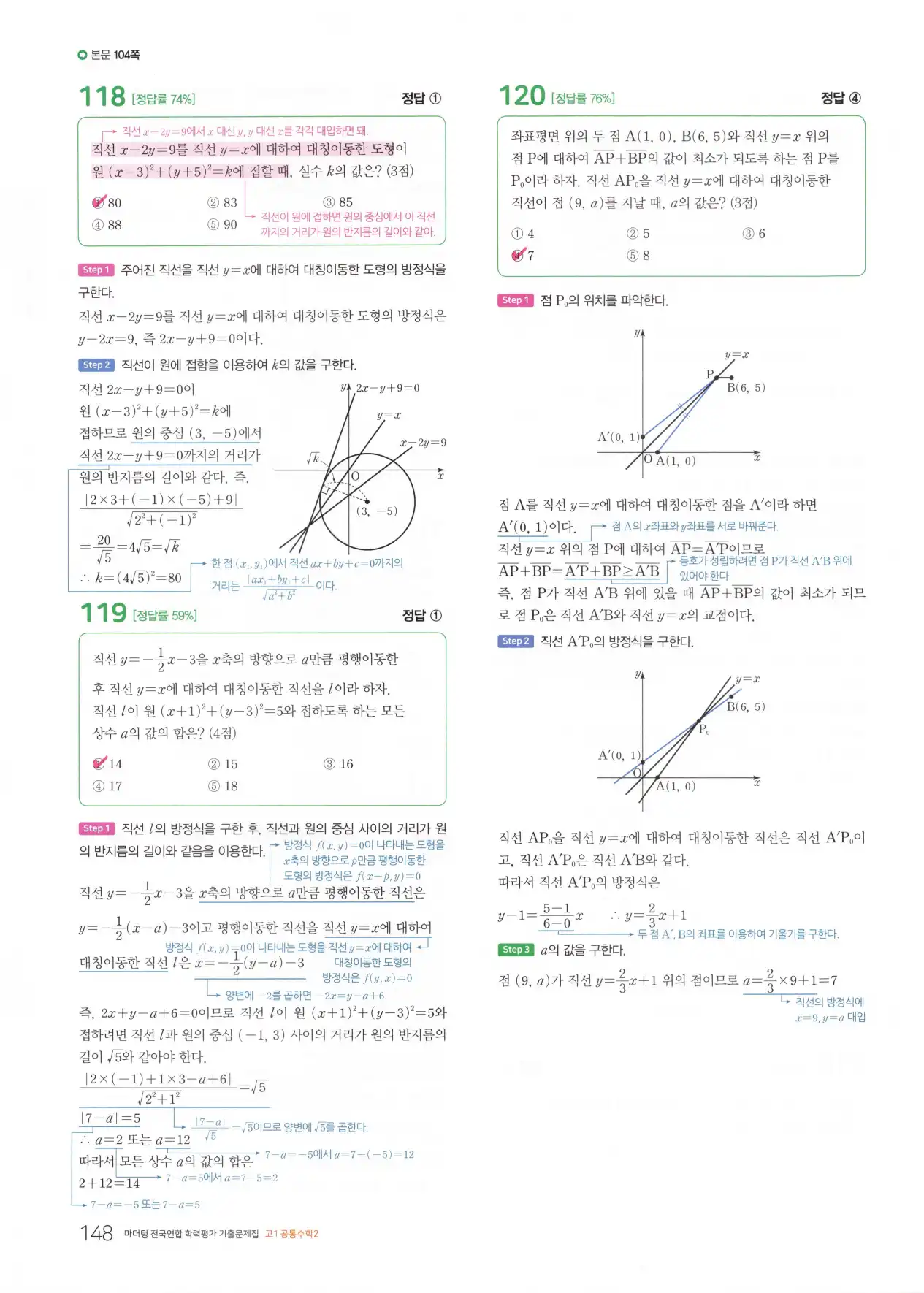 마더텅 고1 공통수학2 해설 150