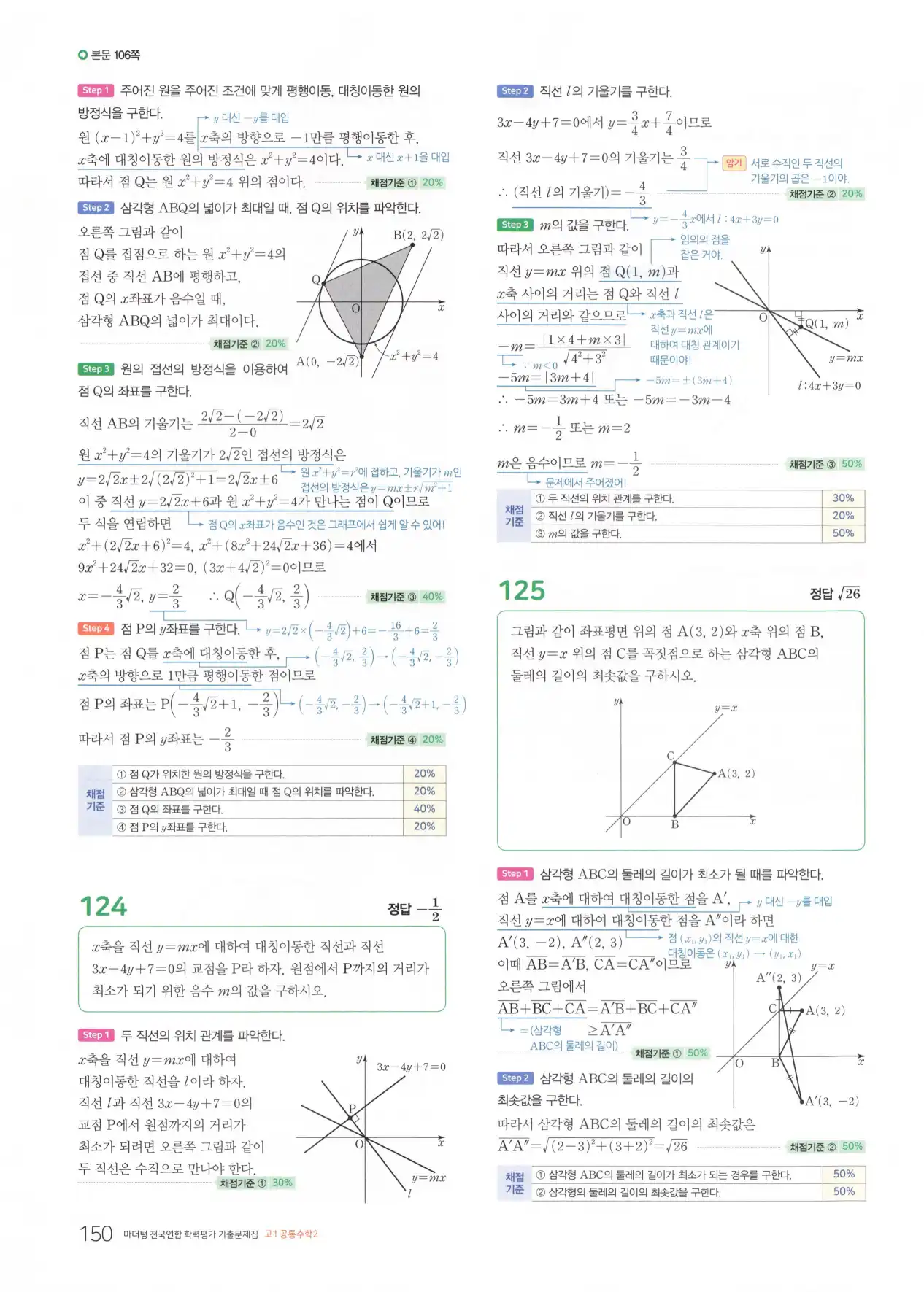 마더텅 고1 공통수학2 해설 152