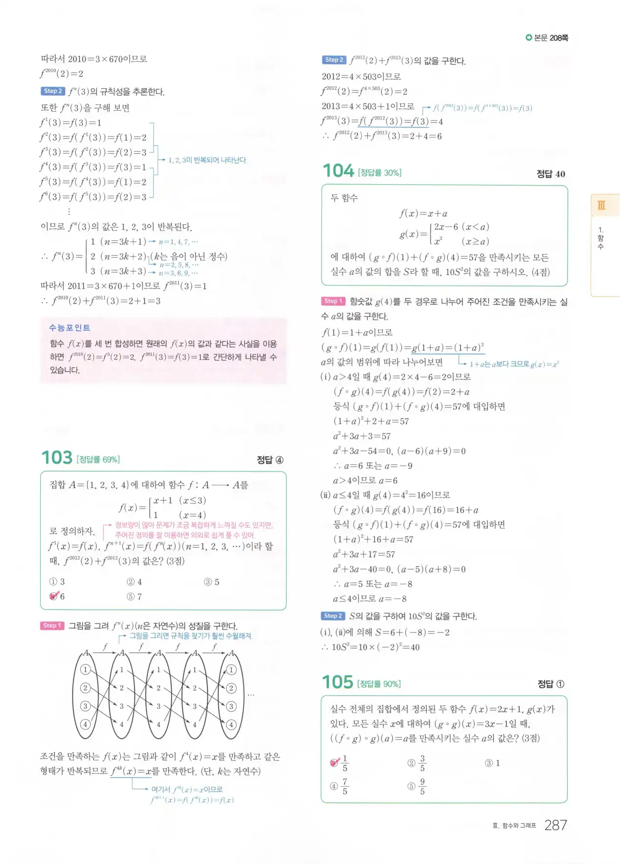 마더텅 고1 공통수학2 해설 289