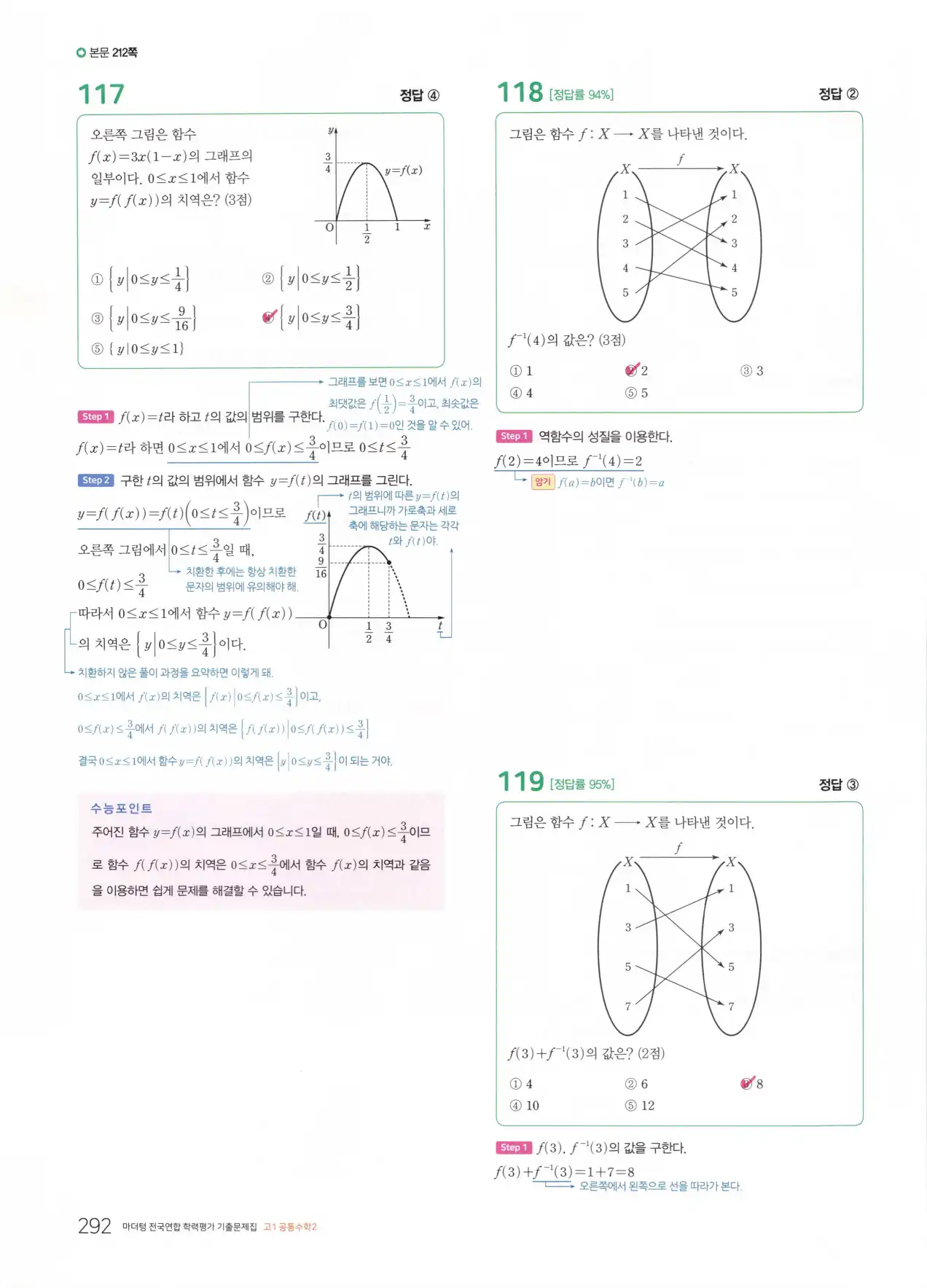 마더텅 고1 공통수학2 해설 294