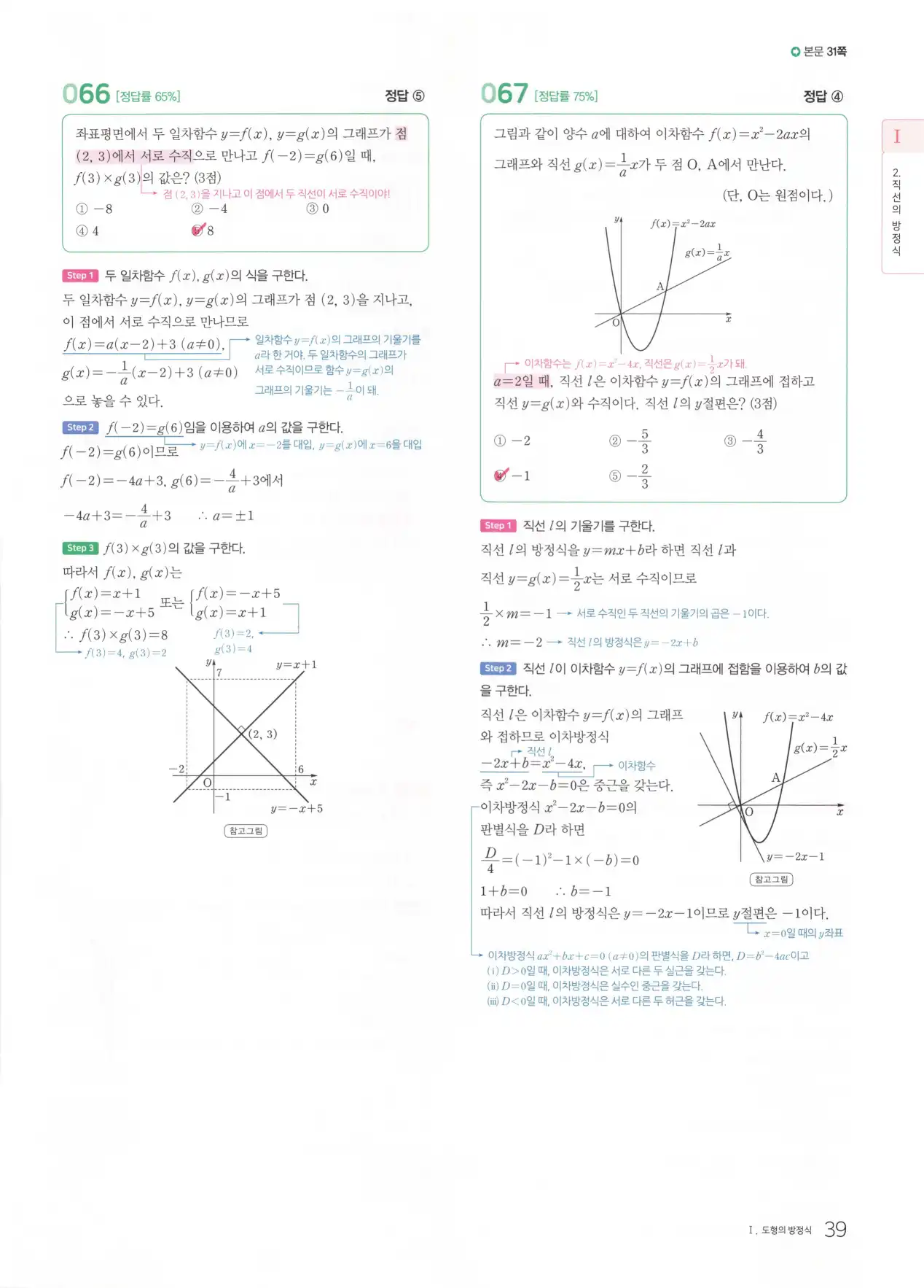 마더텅 고1 공통수학2 해설 41