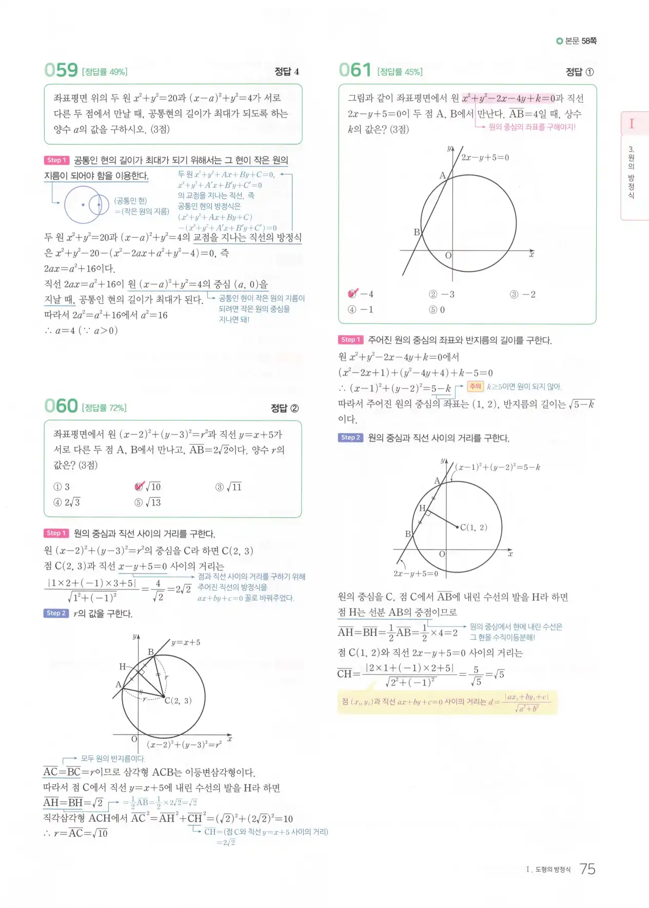 마더텅 고1 공통수학2 해설 77