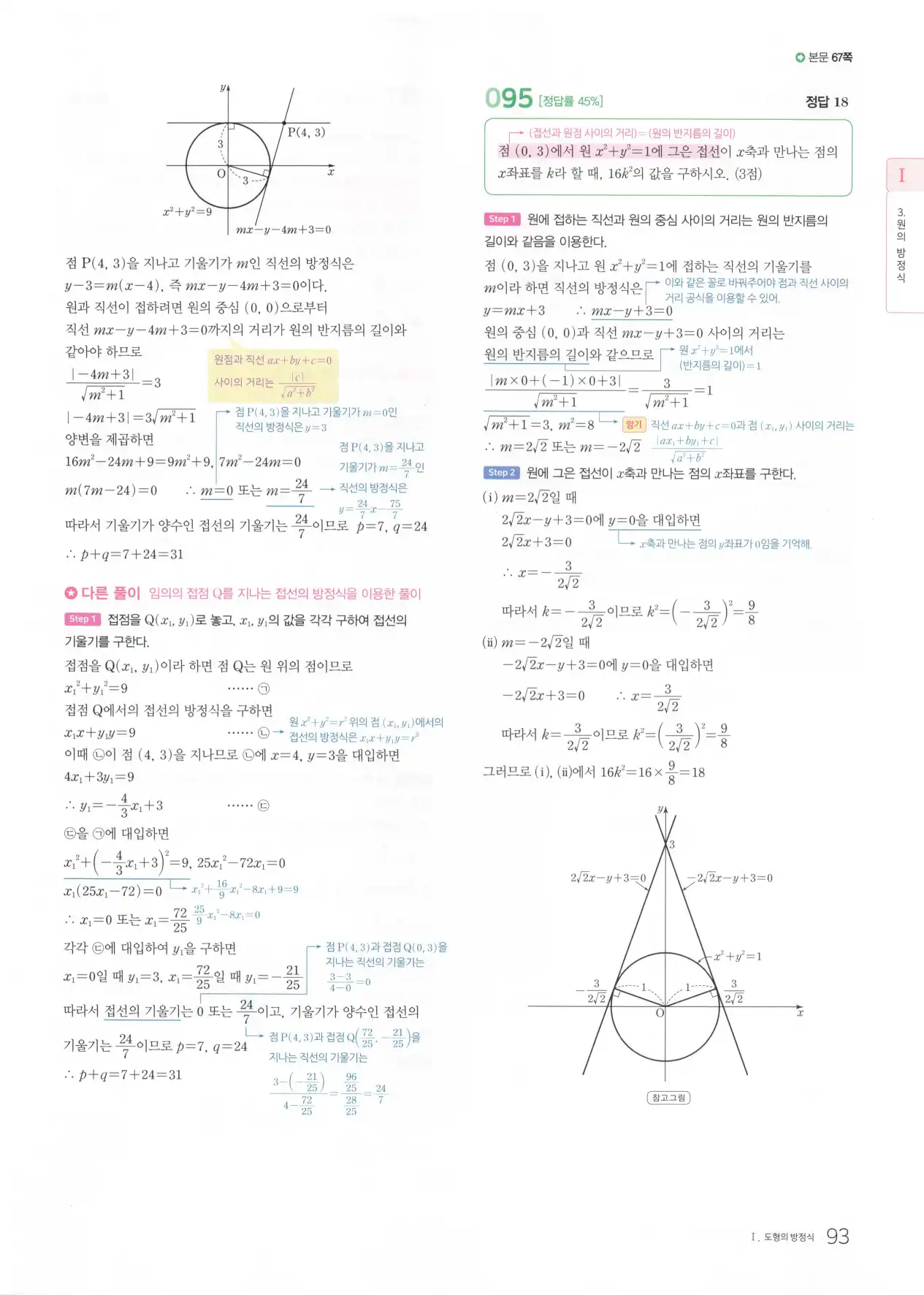 마더텅 고1 공통수학2 해설 95