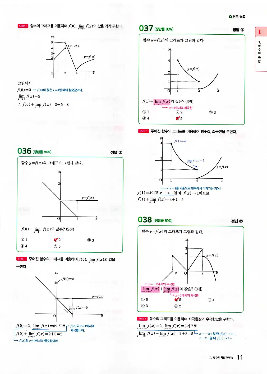 2026 마더텅 수능기출문제집 수학2 답지 13페이지