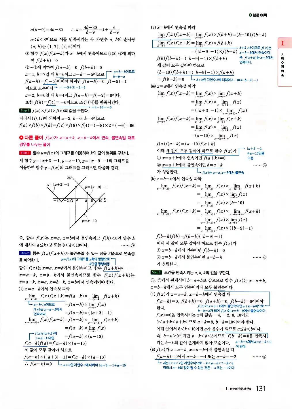 2026 마더텅 수능기출문제집 수학2 답지 133페이지