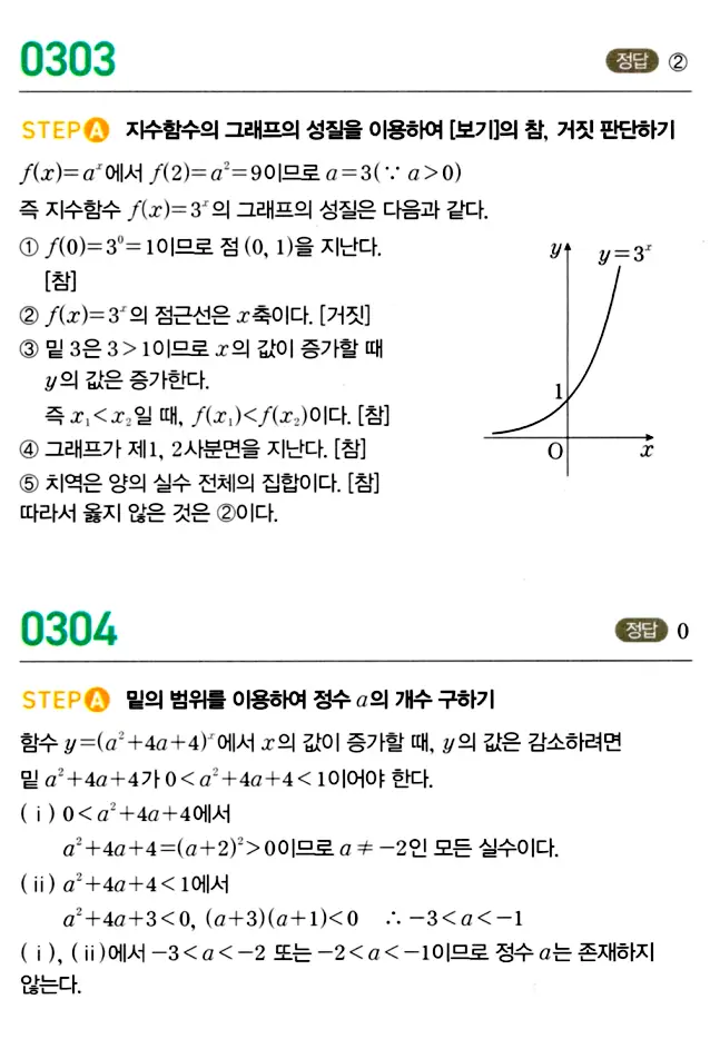 마플시너지 대수 답지 301-350번 3