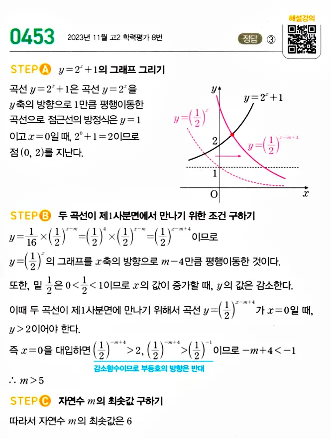 마플시너지 대수 답지 451-500번 2