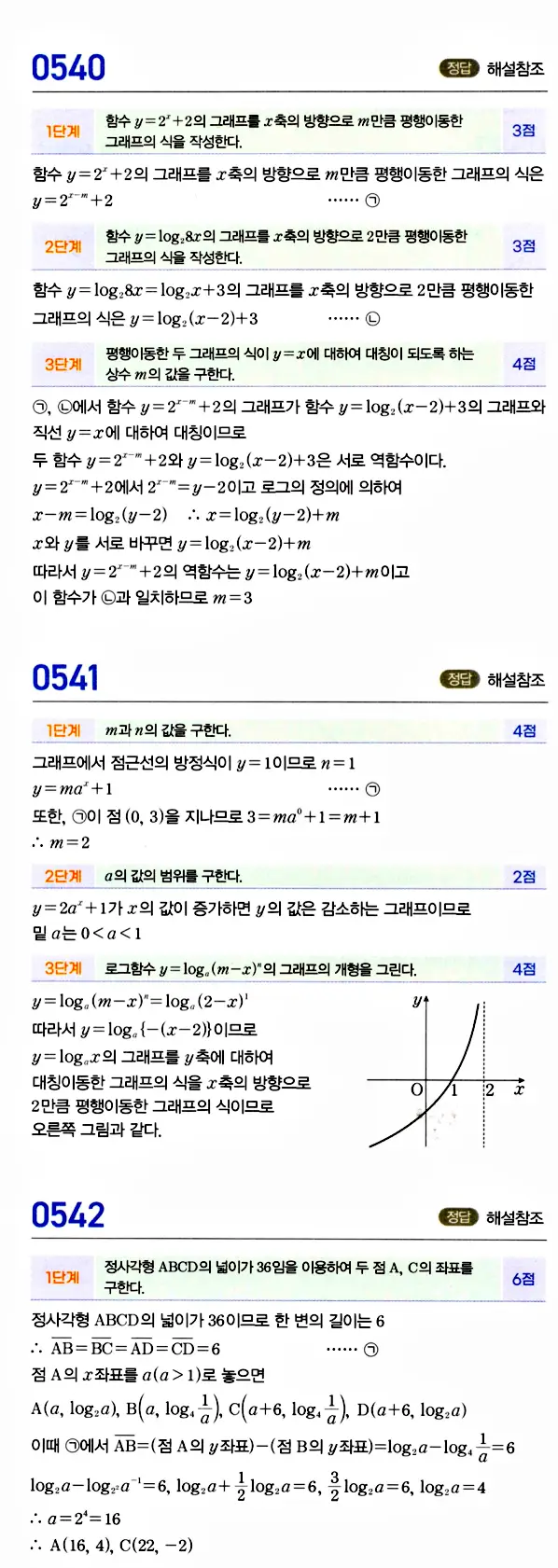 마플시너지 대수 답지 501-550번 30