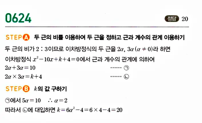 마플시너지 공통수학1 답지 해설