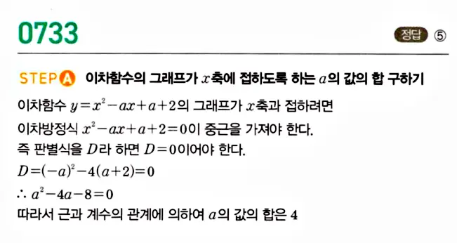 마플시너지 공통수학1 답지 해설