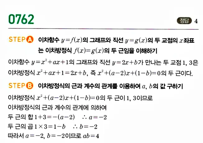 마플시너지 공통수학1 답지 해설