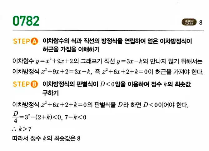 마플시너지 공통수학1 답지 해설