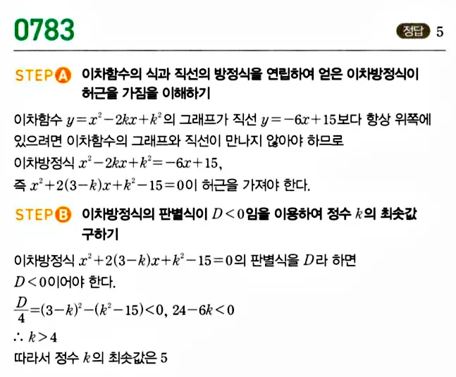 마플시너지 공통수학1 답지 해설