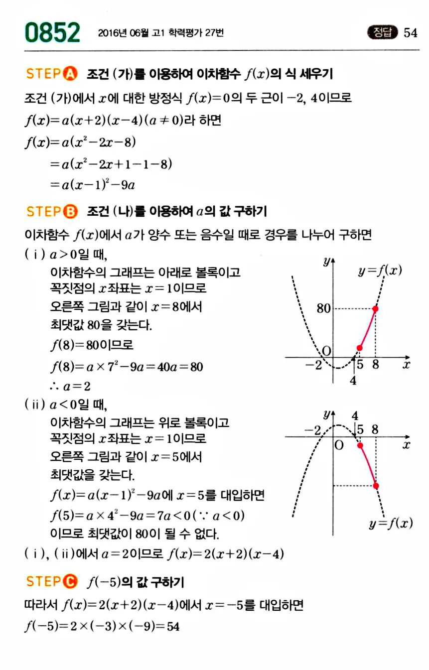 마플시너지 공통수학1 답지 해설