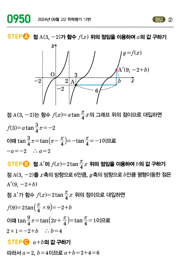 마플시너지 대수 답지 901-950번 38