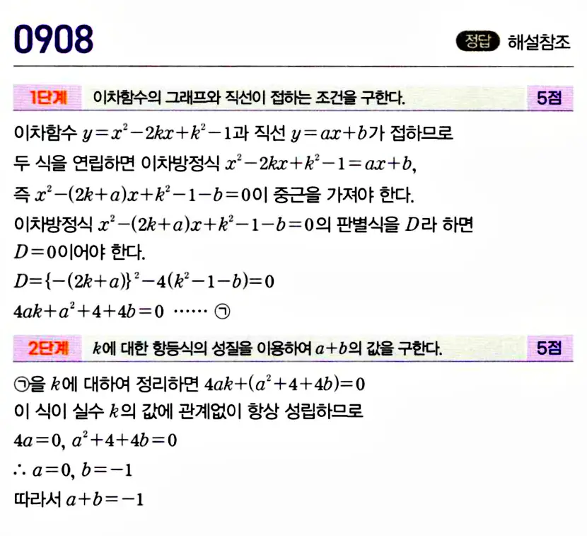 마플시너지 공통수학1 답지 해설