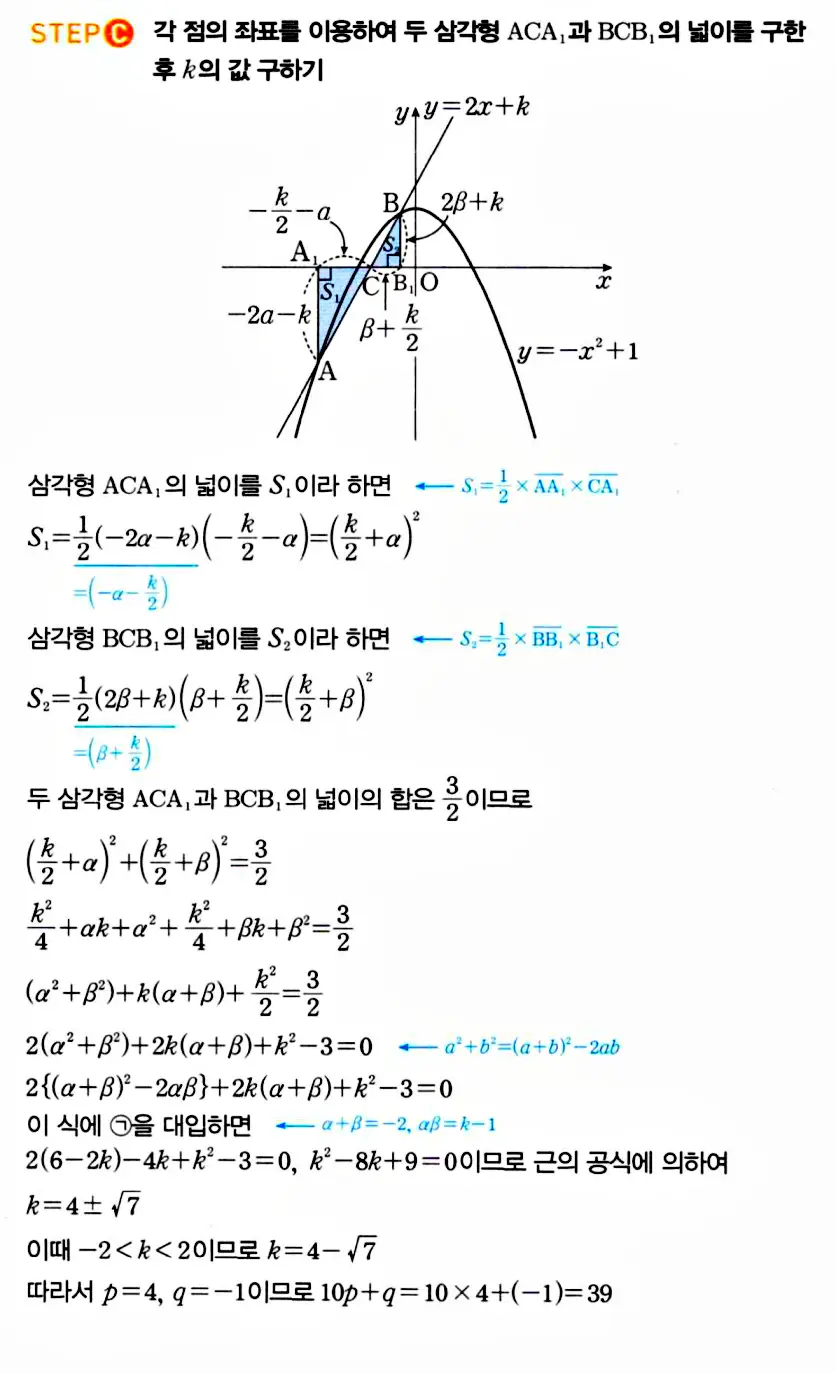 마플시너지 공통수학1 답지 해설