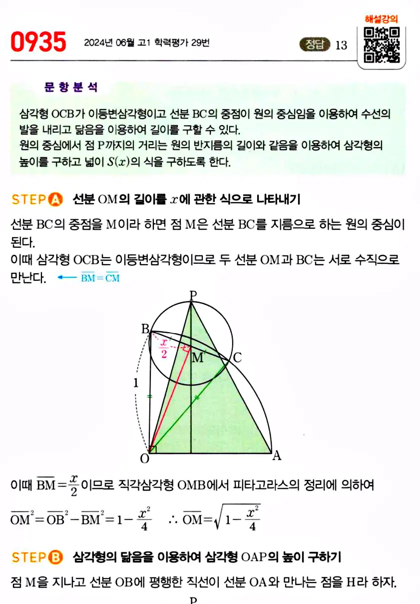 마플시너지 공통수학1 답지 해설