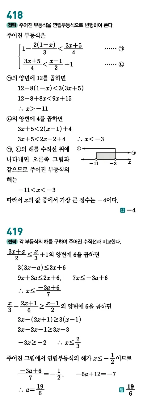 개념원리 공통수학1 답지 193페이지
