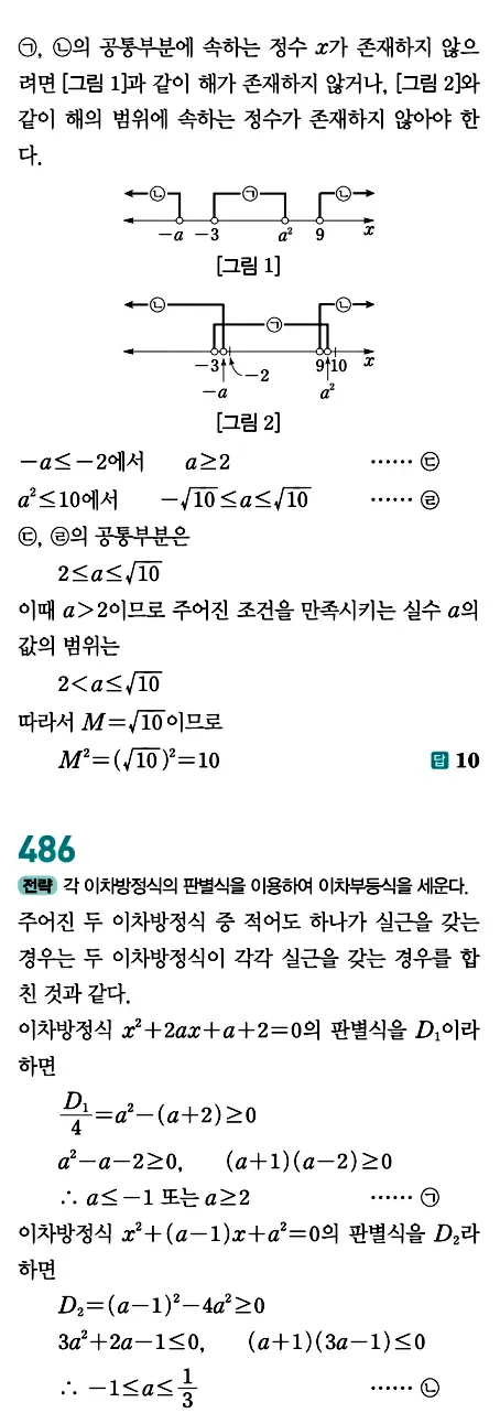 개념원리 공통수학1 답지 228페이지