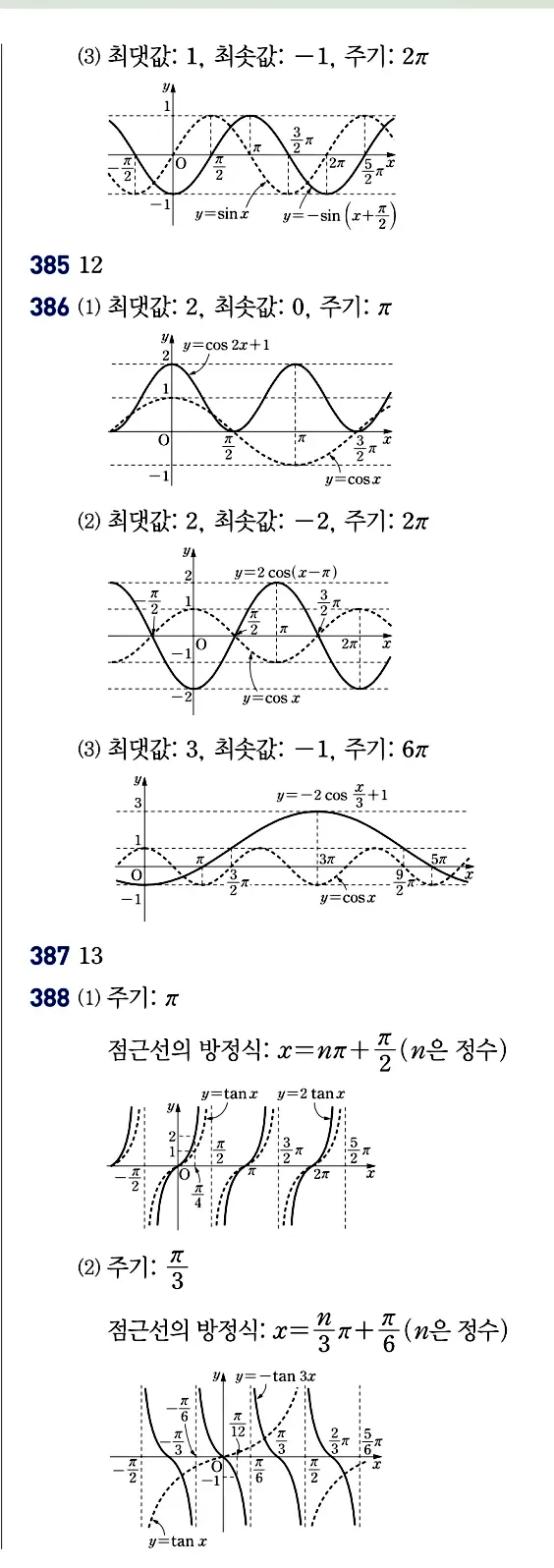 개념원리 대수 빠른 답지 14