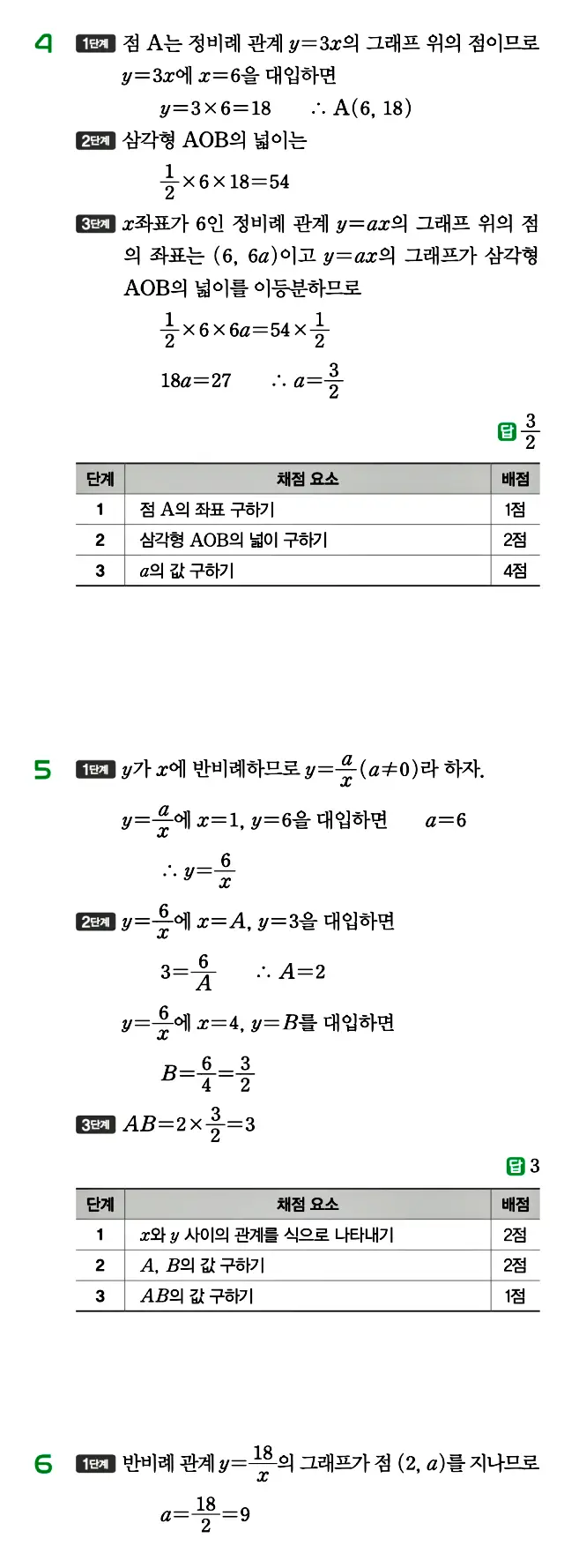 개념원리 중1-1 답지 169