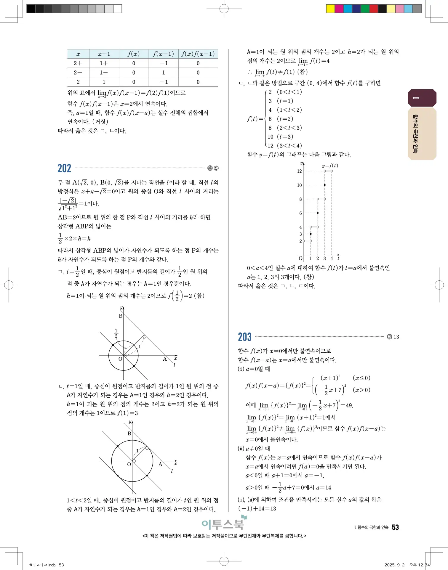 고쟁이미적분1답지 53페이지