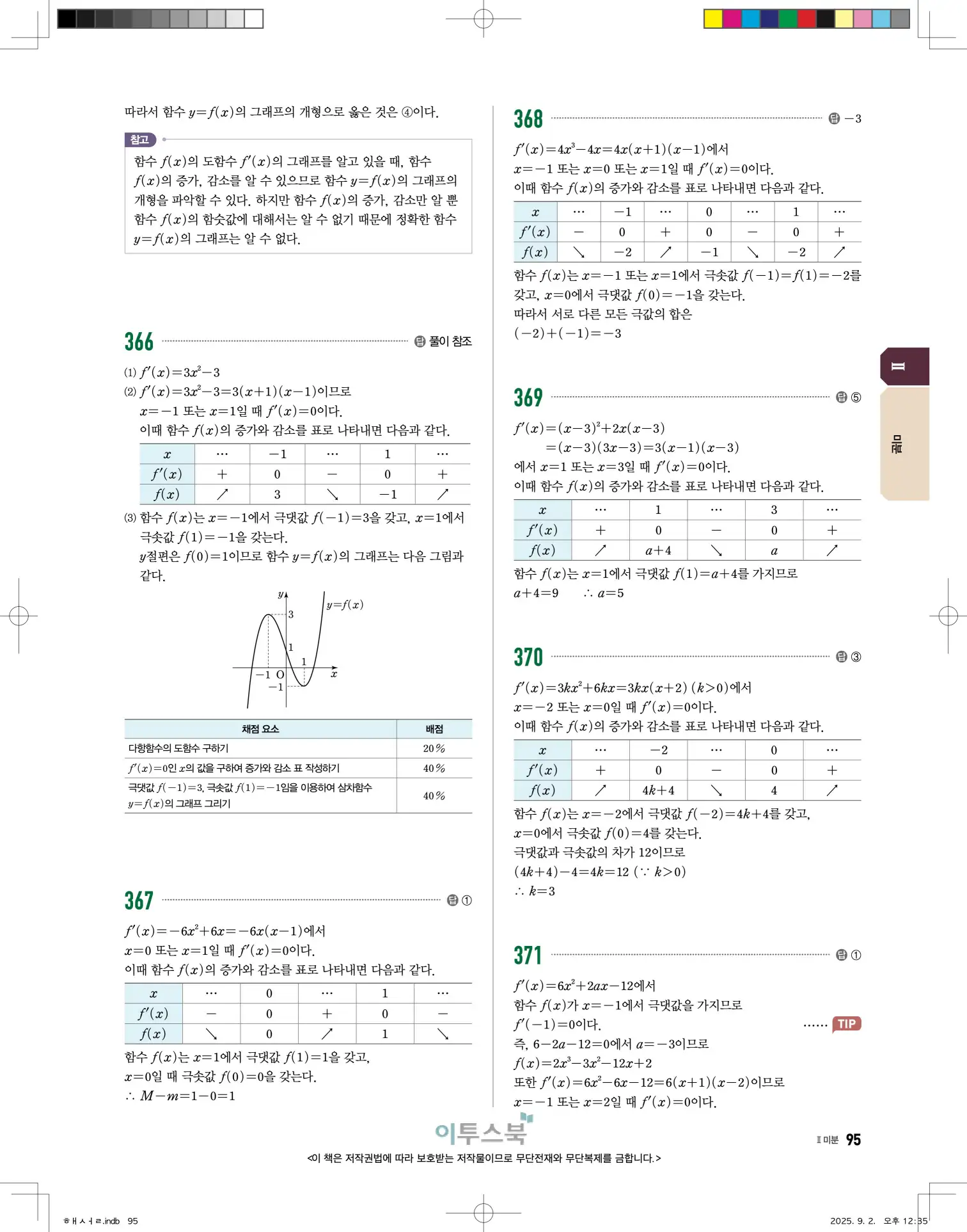 고쟁이미적분1답지 95페이지