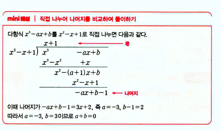 마플시너지 공통수학1 답지 해설