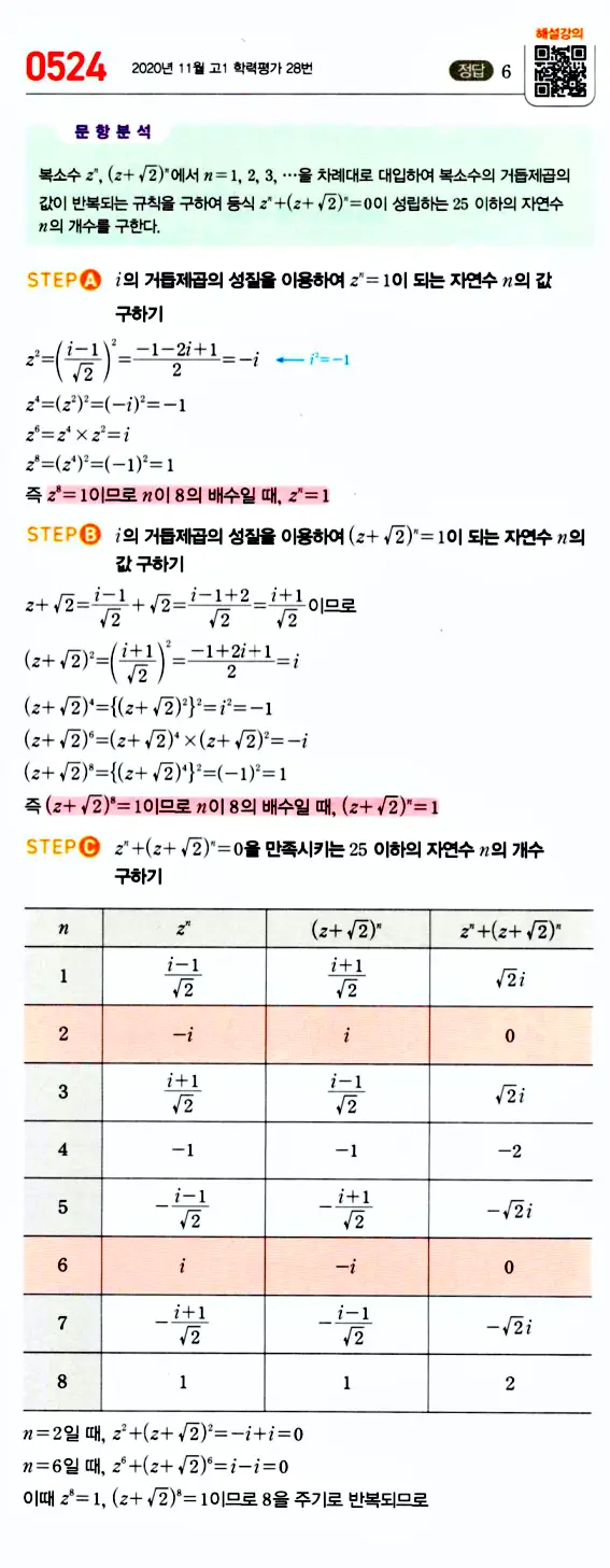 마플시너지 공통수학1 답지 해설