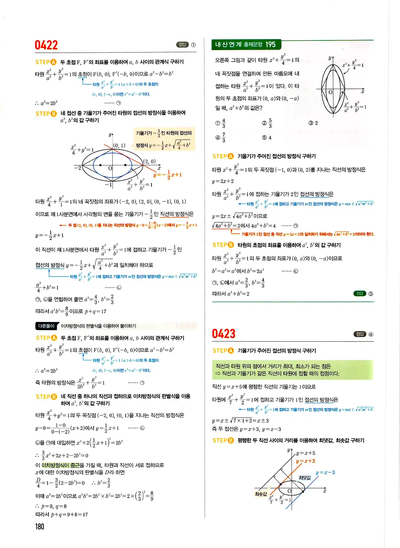 마플시너지 기하 답지 180페이지