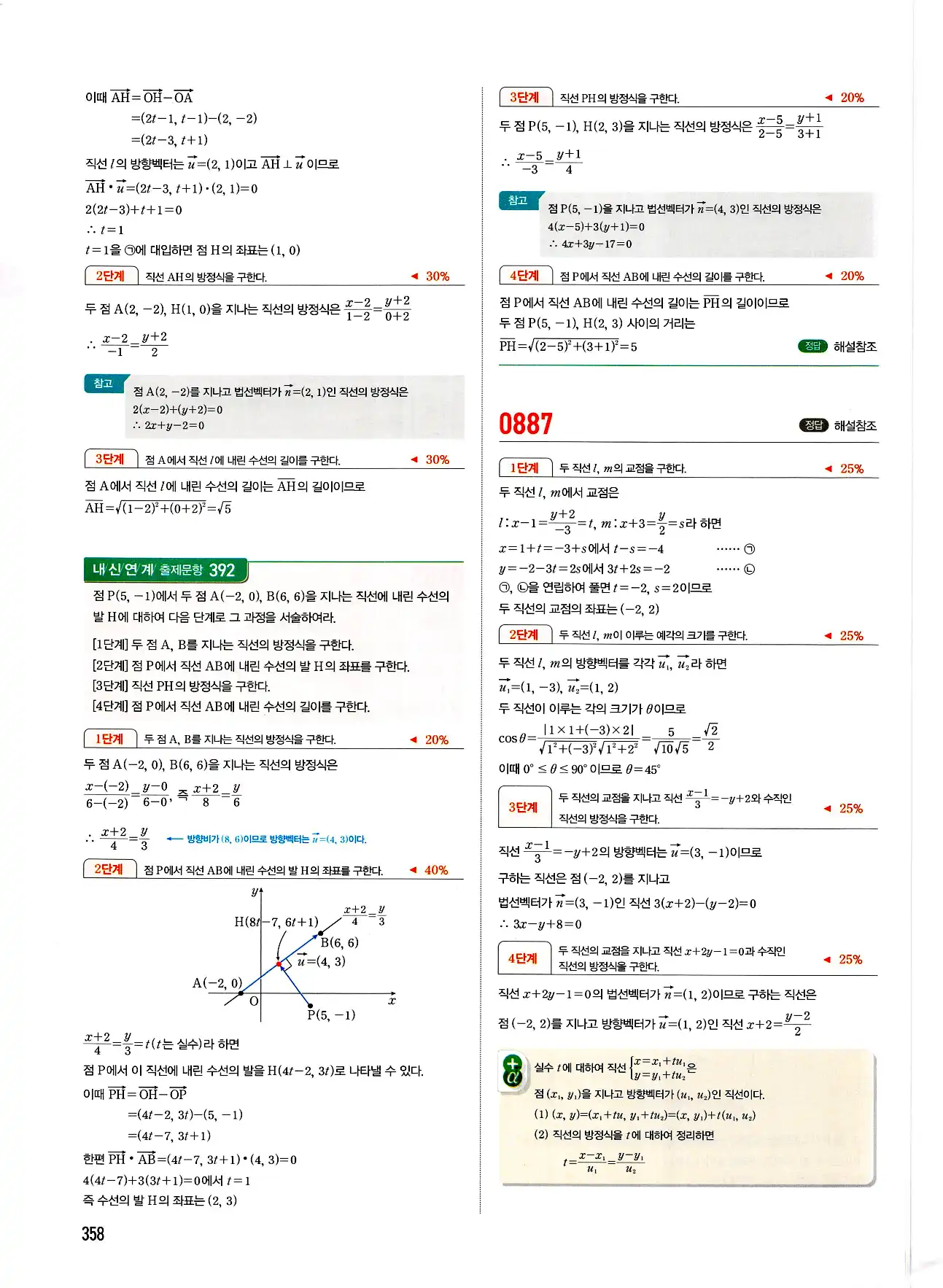 마플시너지 기하 답지 358페이지