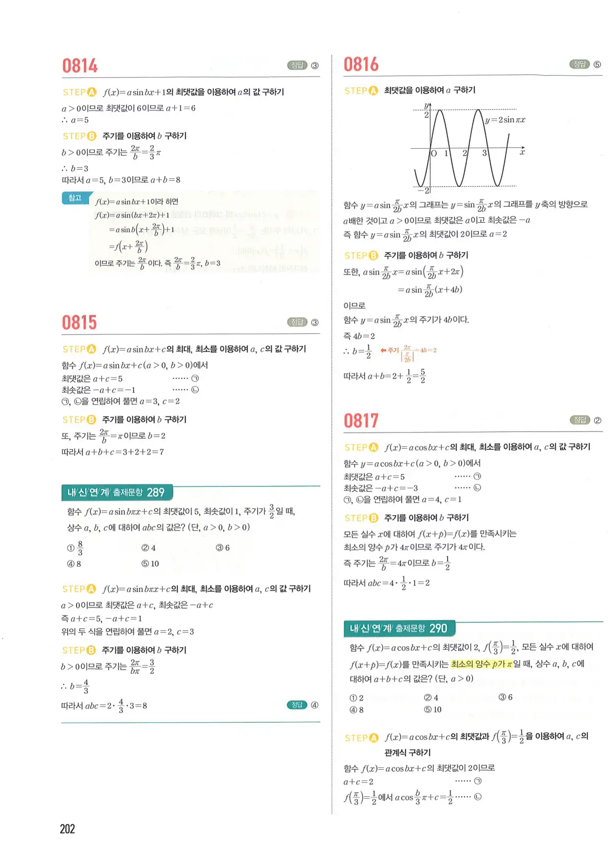 마플 시너지 수학1 답지 202페이지
