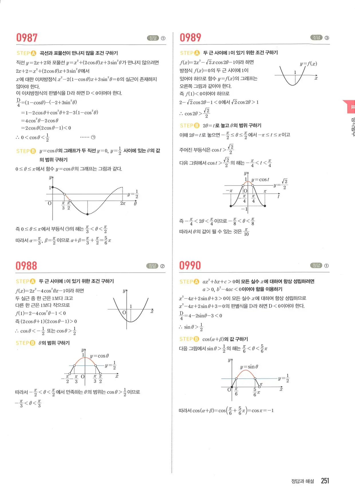 마플 시너지 수학1 답지 251페이지