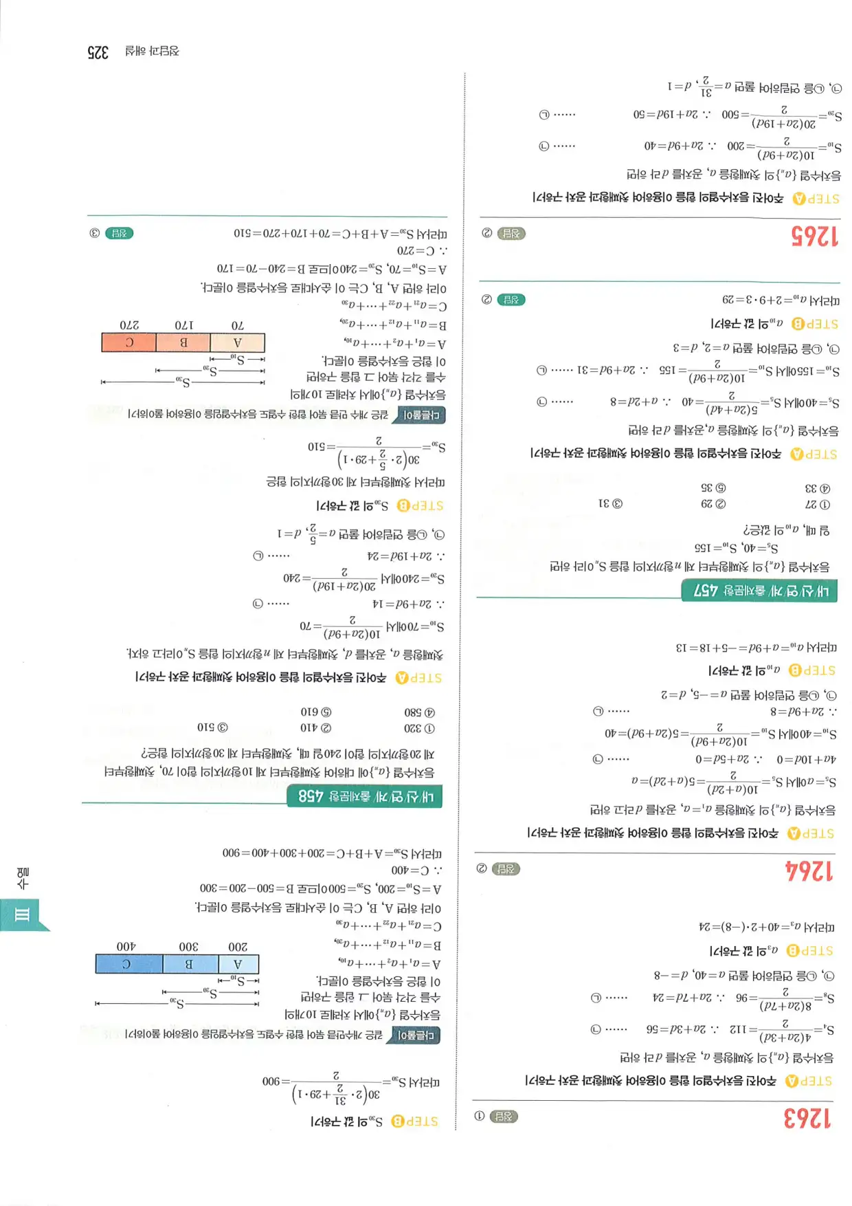 마플 시너지 수학1 답지 325페이지