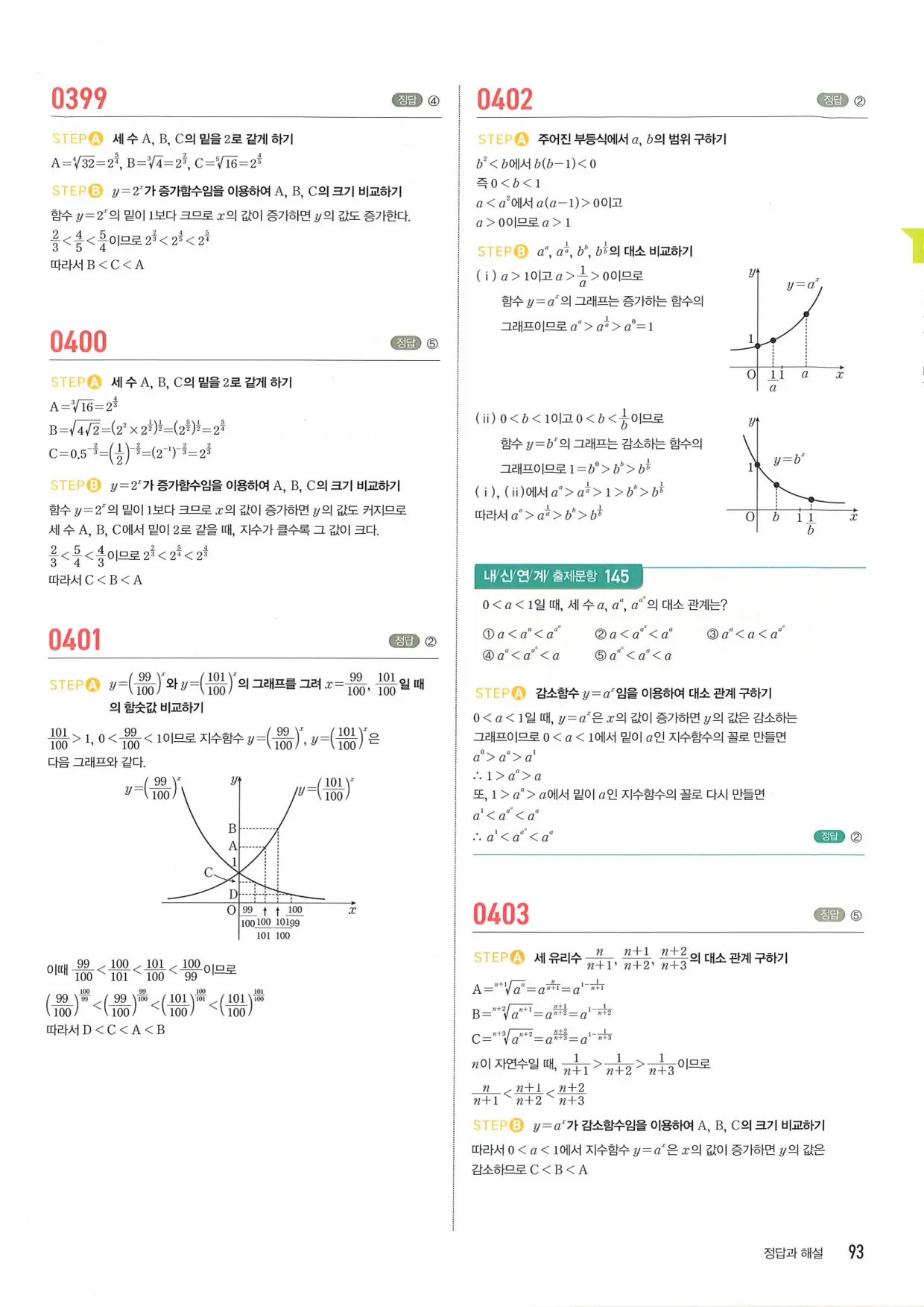 마플 시너지 수학1 답지 93페이지