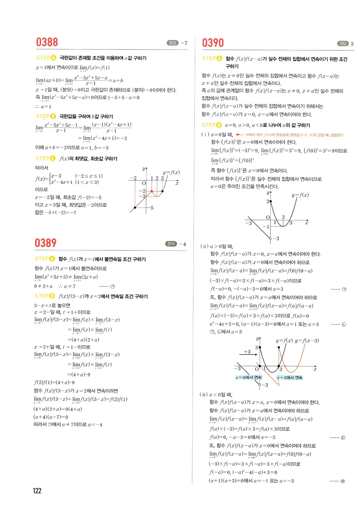 마플시너지 수학2 답지 122페이지 해설
