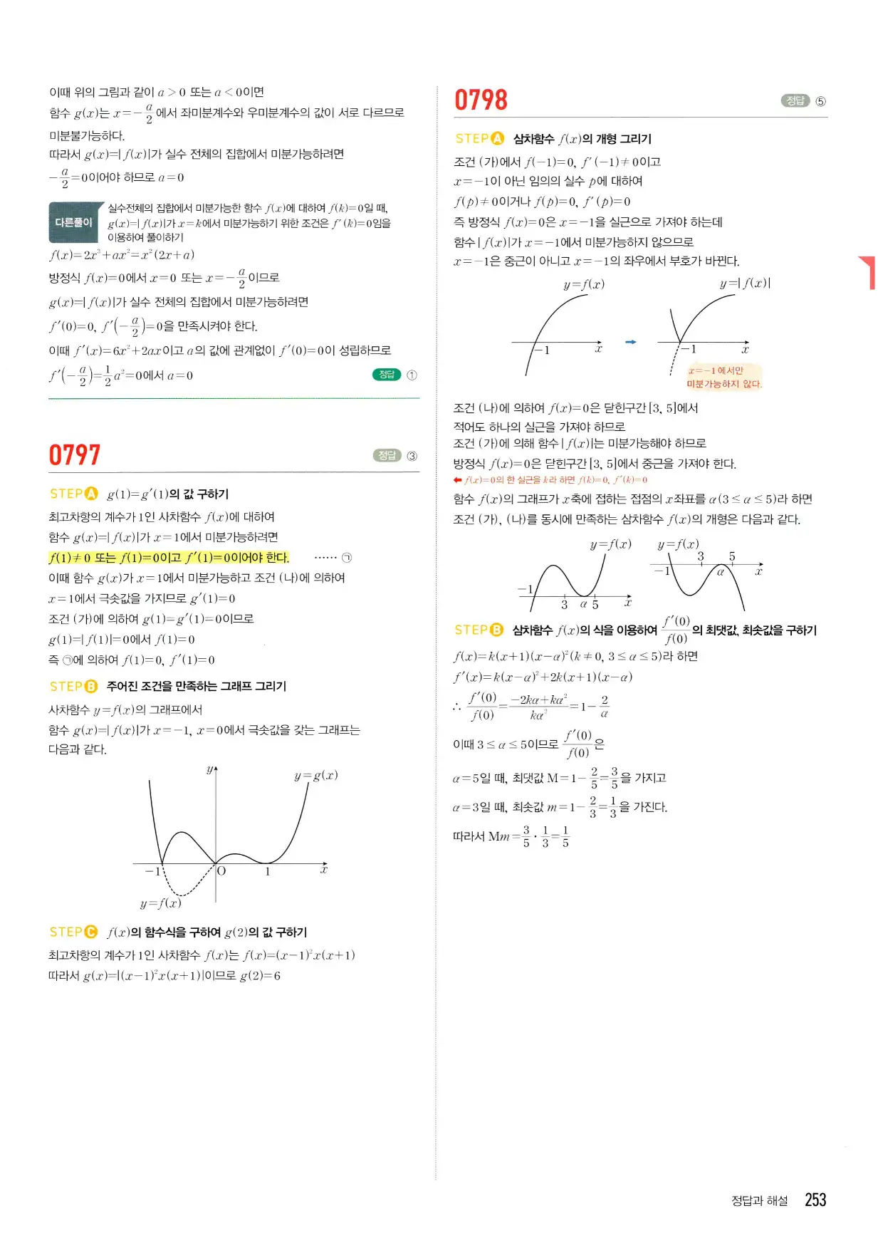 마플시너지 수학2 답지 253페이지